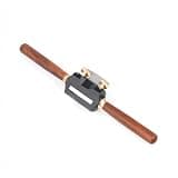 YUEHISY Adjustable Bird Planer Flat Base, 440C Blade & Compact Design for Woodworking Corner Arc Trimming, Ergonomic Aluminum Body with Rosewood Handle
