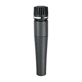 Shure SM57 Dynamic Microphone – Wired Cardioid XLR Instrument Handheld Mic for Guitar Amplifiers, Snare Drum, Percussion, Live Sound & Studio Recording, Black