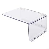 Compatible with Electric Lock Rain Cover for Acrylic Waterproof Protective Housing for Outdoor Electronic Mechanical Door Locks and Controllers Transparent(Left)