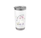Cute Silly Goose Coquette Girly Porch Back to School Stainless Steel Insulated Tumbler