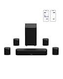 ULTIMEA 7.1ch Surround Sound Bar for Smart TV, with 4 Surround Speakers, Peak Power 330W, Surround Sound System Soundbar with Subwoofer, HDMI ARC, Bluetooth 6.0, Optical, Aux, Aura A40 Pro, 2026 Model