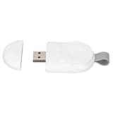 Thonlai Wireless USB Charger for Magnetic Portable Charging Device for Travel and Business Use Lightweight ABS Plastic 1 Unit (Gray)