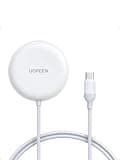 UGREEN Wireless Charger, Qi2.2 Qi2 Certified 25W Fast MagSafe-Compatible Wireless Charging Pad, 5ft Magnetic Charger for iPhone 17/16/15/14/13/12, Galaxy S26/25, Pixel 10, White