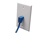 Tripp Lite Eaton N204-010-BL-DN Cat6 Gigabit Ethernet Patch Cable 10 ft Down-Angle RJ45 M/M UTP 24AWG Stranded Blue 550MHz Snagless Cord Cloud Care Bundle Eligible (10 Pack)