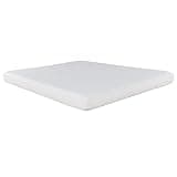 MASARA Kad Gel Foam Mattress, White, Full Size, 6 Inch, Gel Memory Foam and Polyester, Medium Firmness, for Platform, Bunk, and Trundle Beds