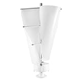 QeuSulio Wind Turbine, 100W Vertical Axis Wind Turbine Generator with 2 Aluminum Alloy Blades, Precision Double-Bearing Design & Controller for Home Boats Gazebos