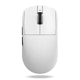 ATKGEAR ATK VXE Dragonfly R1 Wireless Gaming Mouse, 45g, PAW3395, 26000 DPI, Tri-Mode 2.4G/Bluetooth/Wired, 4000Hz Polling Rate (R1 SE+, White)