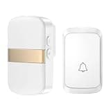 ONMYJFD Doorbell Battery-Operated 5 Volume LED Light 23A12V Battery Home Cordless Door Bell