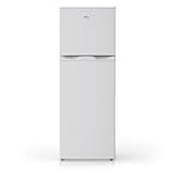 TCL 4.7 Cu Ft Compact Double Door Refrigerator in White, Small Mini Fridge with Freezer for Bedroom, Dorm, Office, Kitchen
