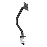 Omquot Pneumatic Adjustable Computer Desk Arm for Versatile Installation and Space Saving for Office and Gaming in Steel/PP