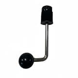 Bffcnl Cymbal Stand Adjustment Rod Curved Cymbal Stand Adapter Chrome-Colored Drum Kit Clamp Rod, Right Angle 40MM Cymbal Holder Clamp