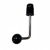 Bffcnl Cymbal Stand Adjustment Rod Curved Cymbal Stand Adapter Chrome-Colored Drum Kit Clamp Rod, Right Angle 40MM Cymbal Holder Clamp
