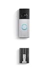 Ring Battery Doorbell Plus (newest model), Nickel Silver with Quick Release Battery Pack