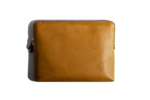 Harber London Leather iPad Case | Compatible with iPad Pro 12.9" (2015/2022) | Amber | Handcrafted from Durable, eco-Friendly, Certified Materials.