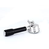 Coffee Portafilter,Bottomless Coffee Handle, 54mm Coffee Machine Handle Breville 8 Series Stainless Steel Solid Wood Modified Handle Coffee Appliance Coffee Handle (Color : D) (Color : J)