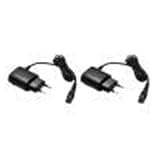 Electric Adapter Shavers Charger 15V 5.4W Power Adapter,Compatible For PHILIPS, 6070/6075/6095 Charging Cable Power Supply Parts(2pcs)