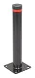 Steel Pipe Safety Bollard - Black - 24 x 3.5 in. - Durable Protection