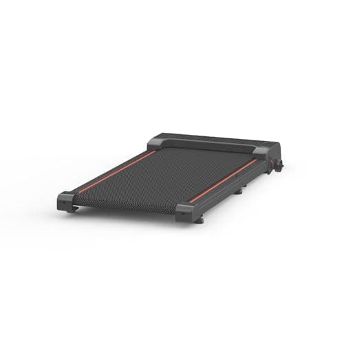 Rockare Walking Pad Under Desk Treadmill with Incline Under Desk Tangerine