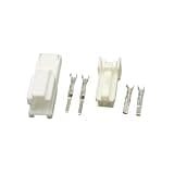 QBSLFVDY 1 Set 2 Pin Male Female Electrical Wiring Harness Light Connector Compatible with 7123-8326 7122-8326(Brown)(Brown)