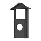 Mountly Silicone Case for Ring Battery Doorbell 2024 Release, Shockproof, Waterproof, UV Resistant, Black