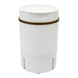 IMOYBBR Portable Washer Laundry Machine, 4.5l Compact Spin Cleaning System with Semi Automatic Single Tub Design Ipx4 Waterproof Construction for Travel Rv Camping and Daily Small Load Use White