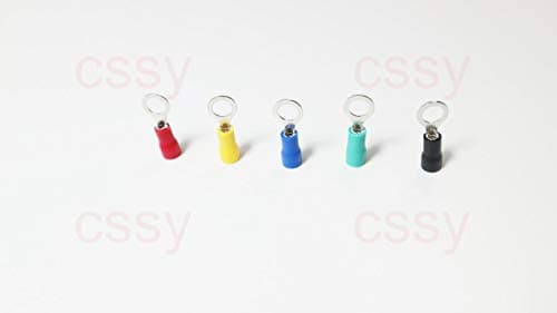 Davitu RV series Circular terminal block red yellow bule green black - (Color: RV1.25-4S 200PCS)
