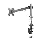 VIZLKOG M051 Full Motion Desktop Clamp/Gromming 10"-27" Monitor Stand Mounting Arm Lift Swivel Rack Load 8kg