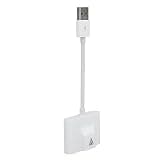 Wireless Auto Car Adapter for Fast Connection Compact Design for Cars USB Type C 1 Unit (White)