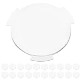 ZUNOXAZ 50pcs Biconvex Virtual Reality Lens for Head-Mounted Displays and Gaming Consoles, 25mm Diameter 45mm Focal Length, PC Plastic Material with Light Blocking Feature, for Group