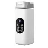 ULTECHNOVO Portable Juicer Cup with 12 Blades, USB Rechargeable Electric Blender, Compact and Portable Design, Plastic Material, Dual-use Versatility for Home Use and Gym, Mini Personal Mixer