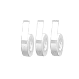 BGGJJ Thermal Label Paper Rolls 3 Rolls D30 Q30 12x40mm Gap Compatible with P12 P15 Printer(Set-E)