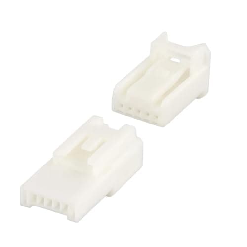automotive wire connectors 5 Pin 0.7mm Automotive Wiring Unsealed Replacement Connector Socket 6098-3810 90980-12365 90980-12366 Car maintenance(Male Female with Pin,1 set)