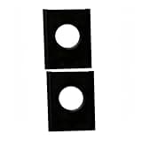 pqkfygf Replacement Faceplate Compatible with Ring, Doorbell Gen 2 Cover Plate, Front Shell Protective Frame, Easy Install Doorbell Cover for Exterior Upgrade and Replacement Use