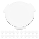 FOYTOKI 50pcs Vr Light Blocking Lens for Virtual Reality Glasses, 25mm Diameter Biconvex Plastic Lens with 45mm Focal Length, Lightweight and Versatile Use for Gaming Consoles and Group