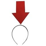 Tanxier Headband,Exclamation Mark Hairband,Funny Party Headband With Arrowhead For Concerts,Halloween,Cosplay&Photo Props