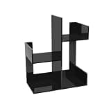 VHDY85KA Bookcase Multifunctional Acrylic Tabletop Bookshelf Home Office Open Organizer Rack Organizer Shelves