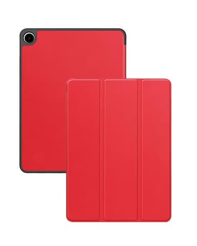 for OnePlus Pad Go 2 Tablet Case 12.1 Inch, FJIASTB Scratch Resistant Leather Texture Cover with Trifold Stand, Auto Sleep/Wake (Red)