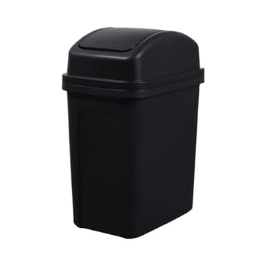 Gooddyiyukey 5.5 Gallon Pink Trash Can with Swing Lid, Small Slim Compact Plastic Bathroom Garbage Can,Easy to Clean,Detachable Trash Bin for Bedroom,Kitchen,Restroom,Dorm Room,Bathroom,Office