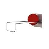 VHDY85KA Bookcase Creativity Tabletop Stainless Steel Bookshelf Home Office Minimalist Storage Shelf Organizer Shelves