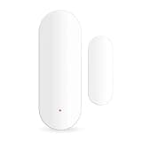Zunate WiFi Door Window Sensor, Detector for Home Security with and Compatibility, 2.4GHz Wireless Alarm System for Cabinet Use