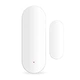 Zunate WiFi Door Window Sensor, Detector for Home Security with and Compatibility, 2.4GHz Wireless Alarm System for Cabinet Use