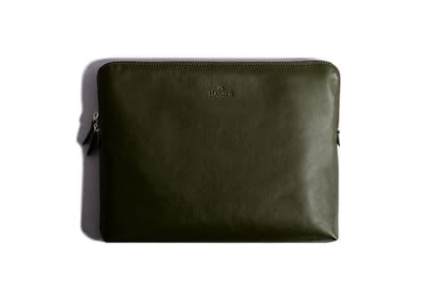 Harber London Leather iPad Case | Compatible with iPad Pro 9.7" (2016/2017) | Army Green | Handcrafted from durable, eco-friendly, certified materials.