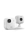 Blink Outdoor 2K+ and Mini 2K+ (newest model) — Wireless and plug-in 2K resolution smart security cameras, Sync Module Core included — 2 Cameras (White)