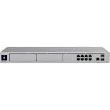 Ubiquiti UDM-Pro-Max 10G Cloud Gateway supporting 200+ UniFi devices/2,000+ clients, 5 Gbps IPS routing with redundant NVR storage