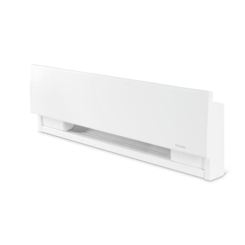 Stelpro Prima Electric Baseboard Heater, 375W / 208V, 22-1/4-In Long x 7-In High, Rooms up to 37 sq. ft., Discreet Design (ASPRM0378W) - White