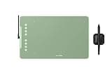 XPPen Deco 01 V3 Drawing Tablet 10x6.25 Graphics Tablet Digital Drawing Tablet for Chromebook with 16384 Levels Pressure Battery-Free Stylus and 8 Shortcut Keys (Green)