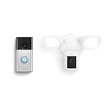 Ring Floodlight Cam Wired Pro with Ring Battery Doorbell