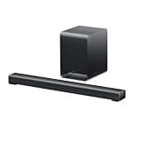 TCL S60K S Series 3.1 Channel Sound Bar with Dolby Atmos, DTS:X, Wireless Subwoofer, Bluetooth Music Streaming, and AI Sonic Auto Room Calibration