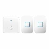 ONMYJFD Smart Home Bell 60 Chimes Doorbell Battery Button Waterproof 300M Remote US EU UK Plug Receiver