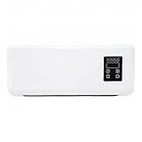 DimyFew Wall-Mounted Electric Heater Lower Air Outlet Electric Wall Heater Rounded Corners Home Heating, White, US Plug 110V Cloth